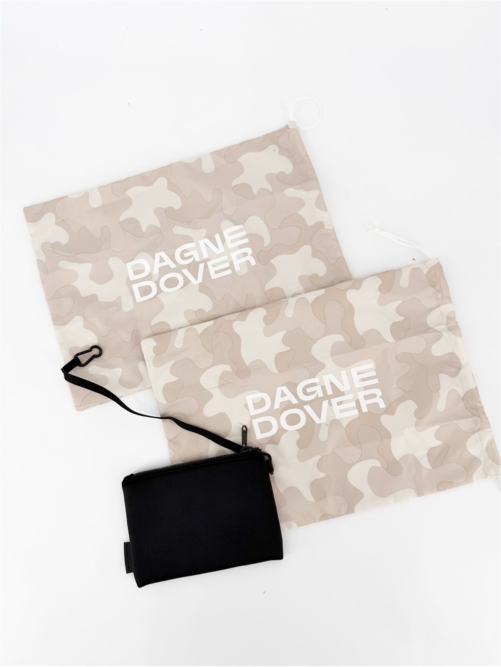 Dange Dover Travel Pouches Black Zipper Drawstring